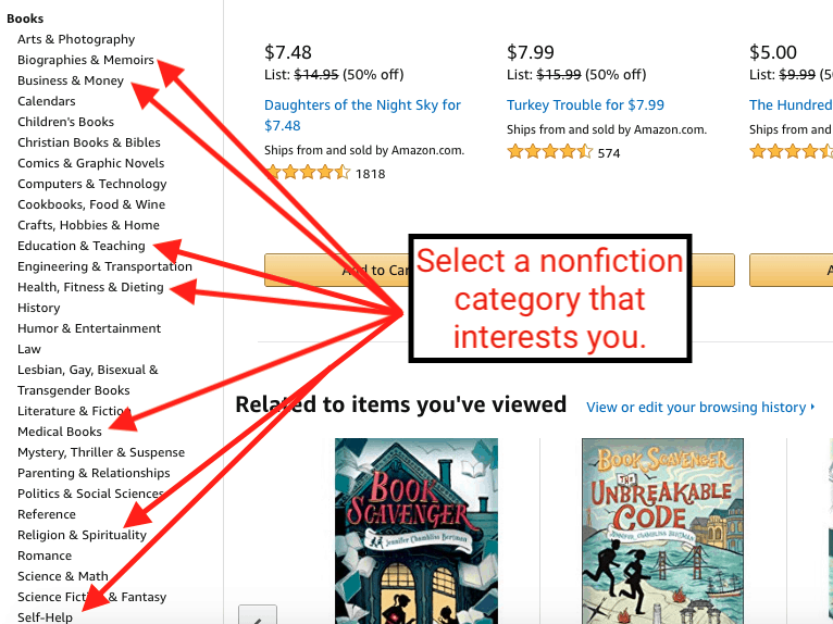 Find Book Idea On Amazon