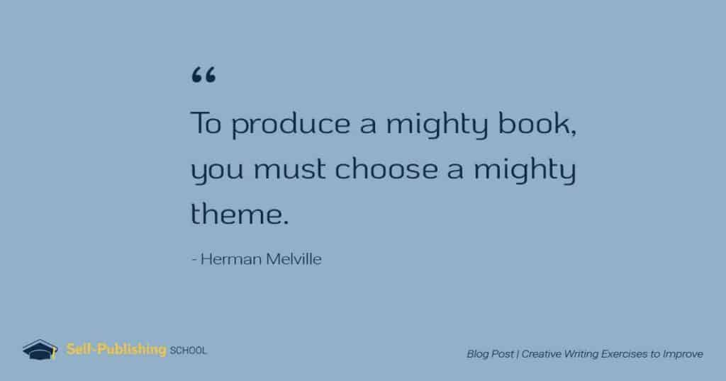 creative writing quote from herman melville