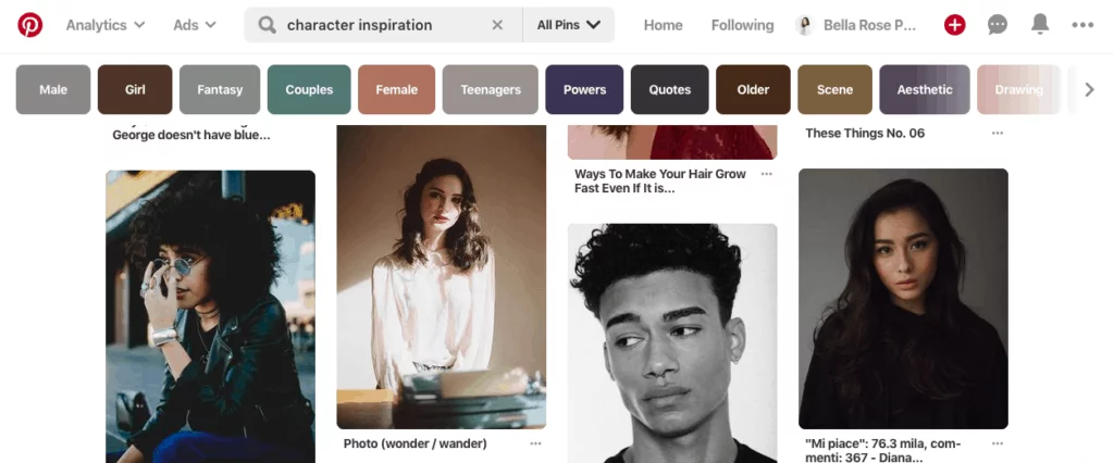 book idea using pinterest