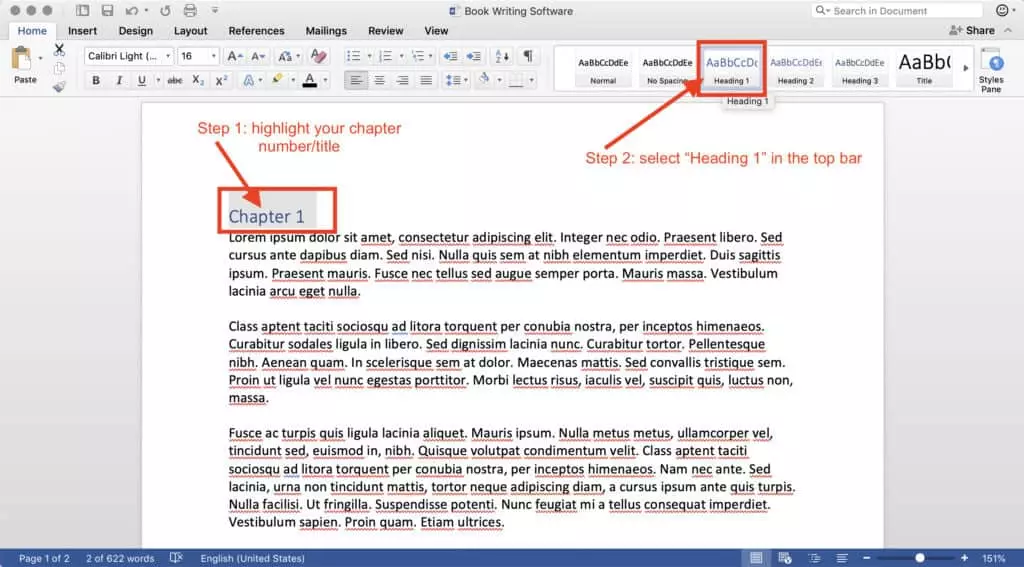 Screenshot Of Writing Software Ms Word