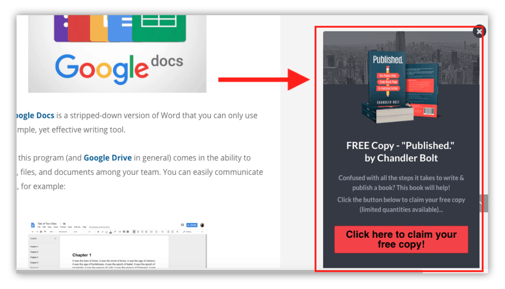 how to publish an ebook on site example