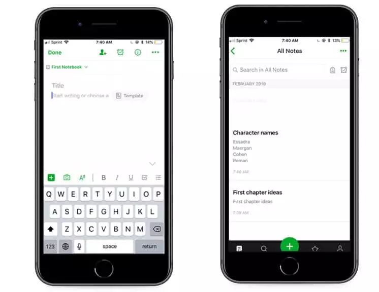 Evernote On Mobile