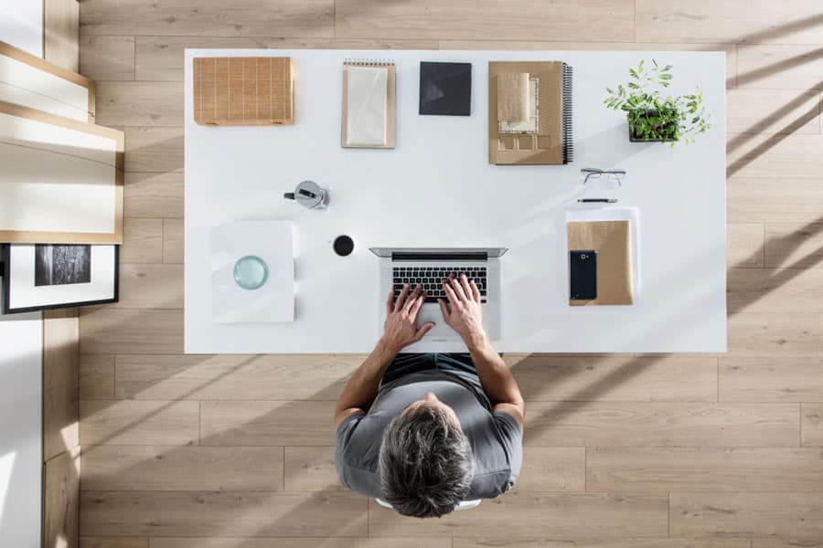 how to write a book clean desk