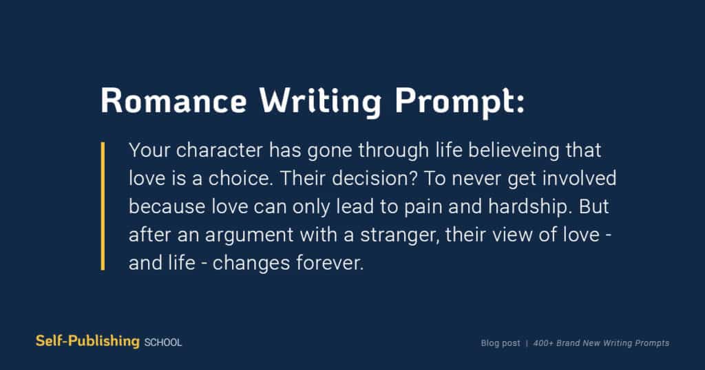 Writing Romance #1  Writing prompts funny, Writing prompts, Writing romance