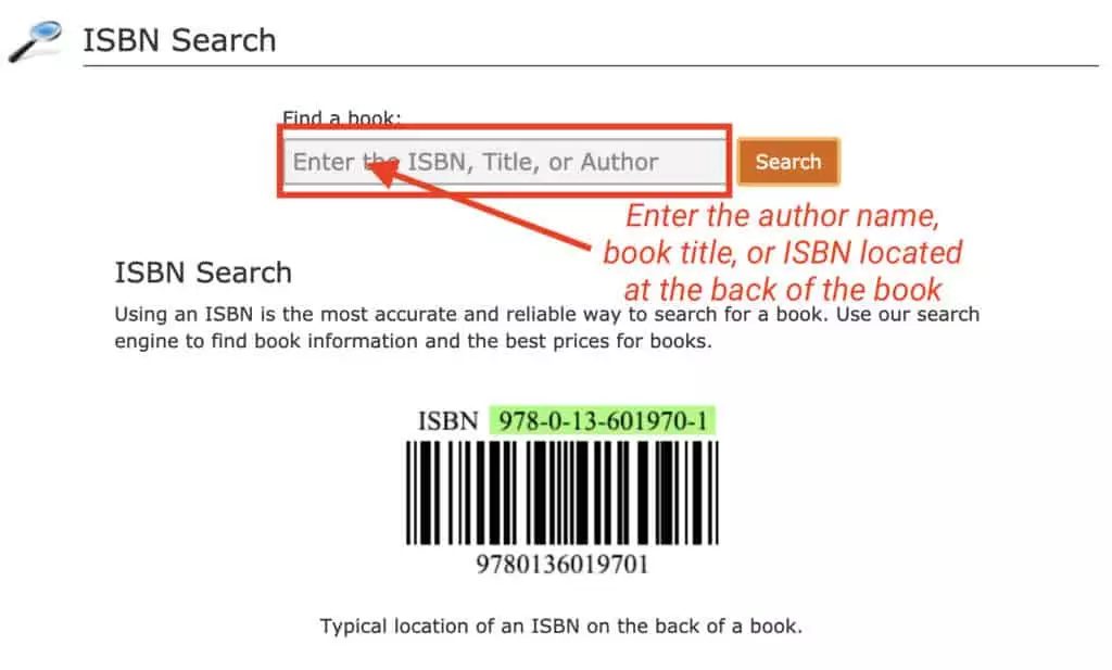 Where To Get Isbn