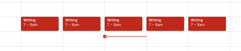 get rid of writer's block
