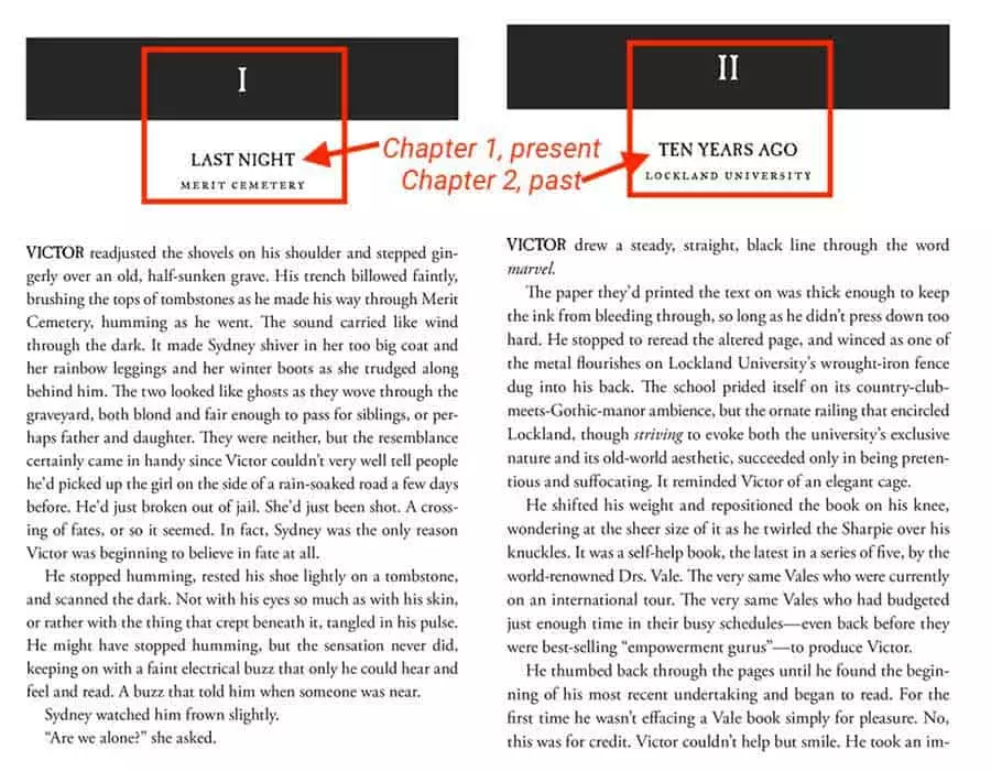 literary devices flashback