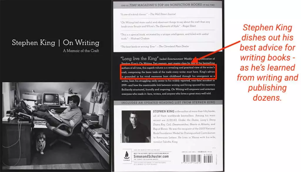 writer's block stephen king