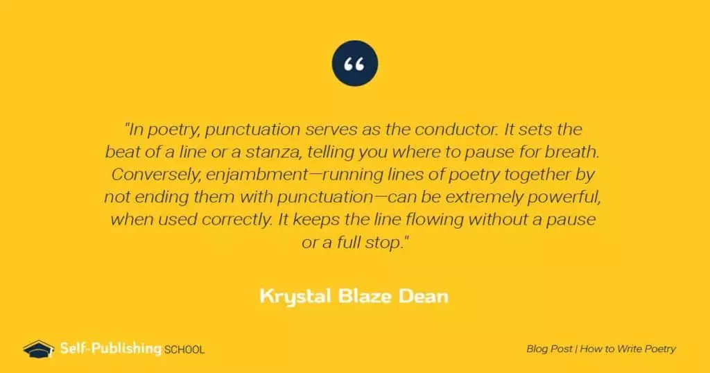 Quote About Poetry And Punctuation