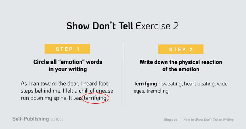 Show Don'T Tell Exercise