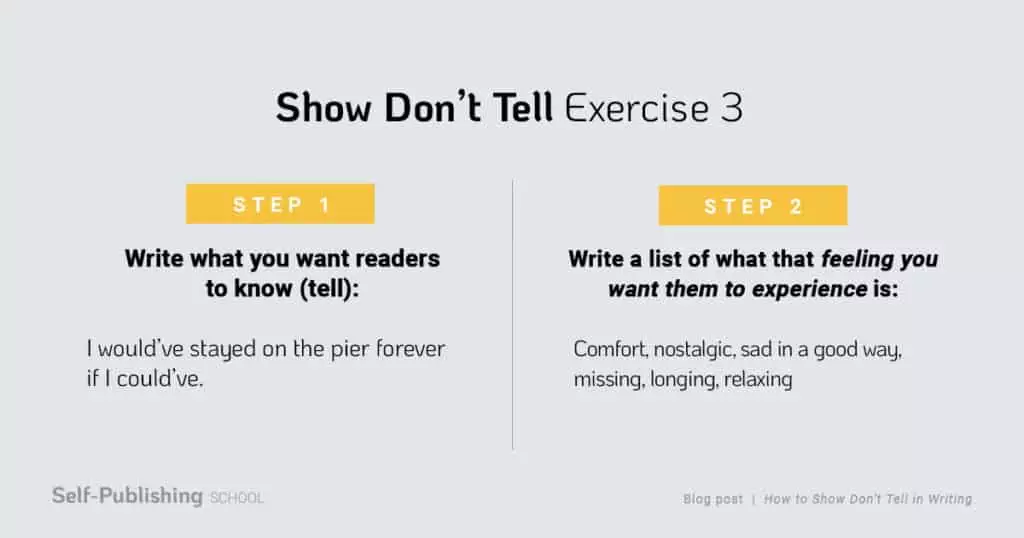Show Don T Tell How To Show Not Tell In Writing With Examples