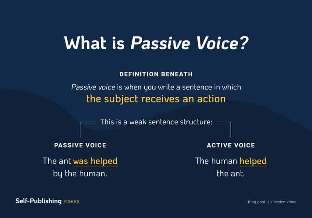 active voice sentence construction