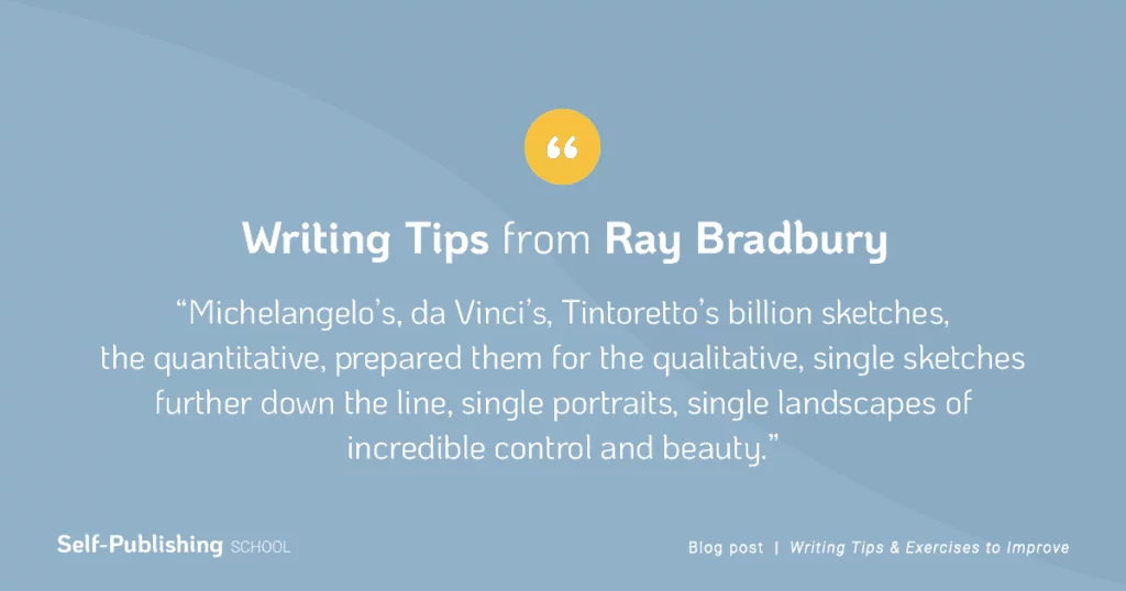 Writing Tips Ray Bradbury