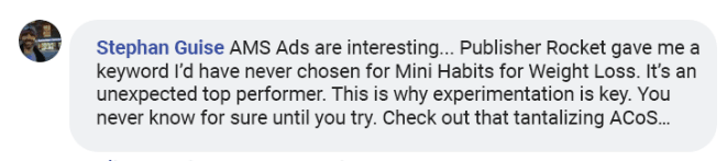publisher rocket ams ads