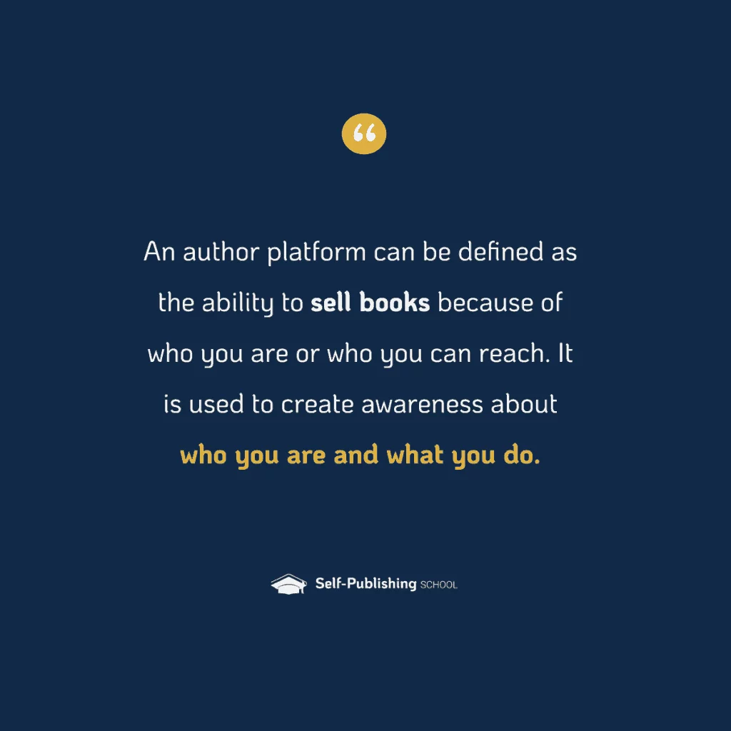 what is an author platform
