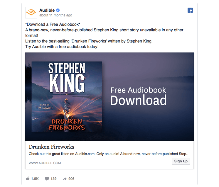 image facebook for authors: facebook ads