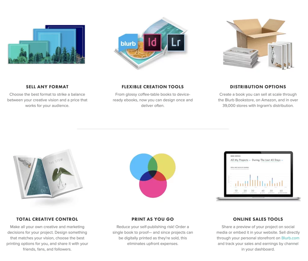publishing programs - blurb