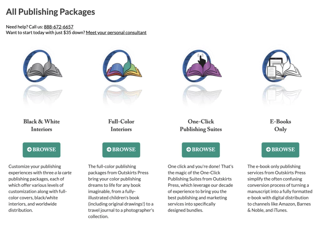 publishing programs - outskirts press