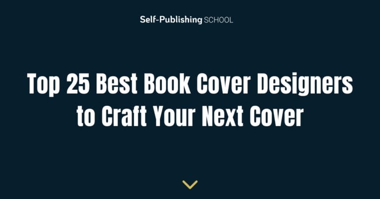 The hero image for the blog titled "Top 25 Best Book Cover Designers to Craft Your Next Cover."