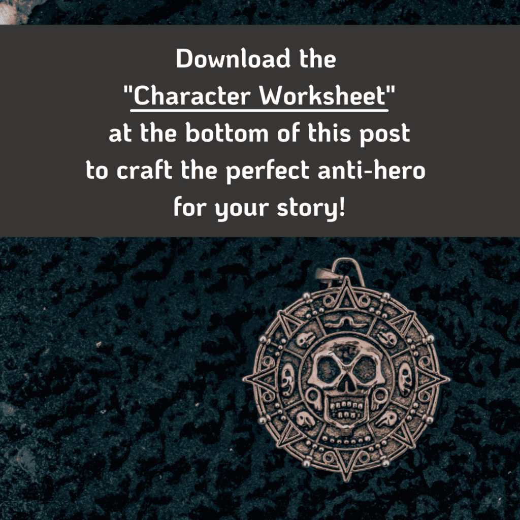 anti-hero character worksheet