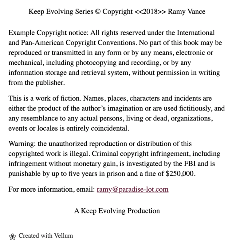 How to Copyright a Book Easily in 10 Minutes (and write a disclaimer)