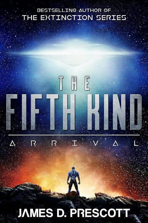 Ebook Cover Design Example: The Fifth Kind Arrival By James D. Prescott
