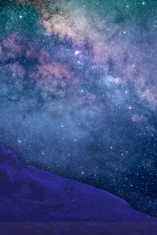 Mountain Added To &Quot;Starry Night&Quot; Background For Ebook Cover