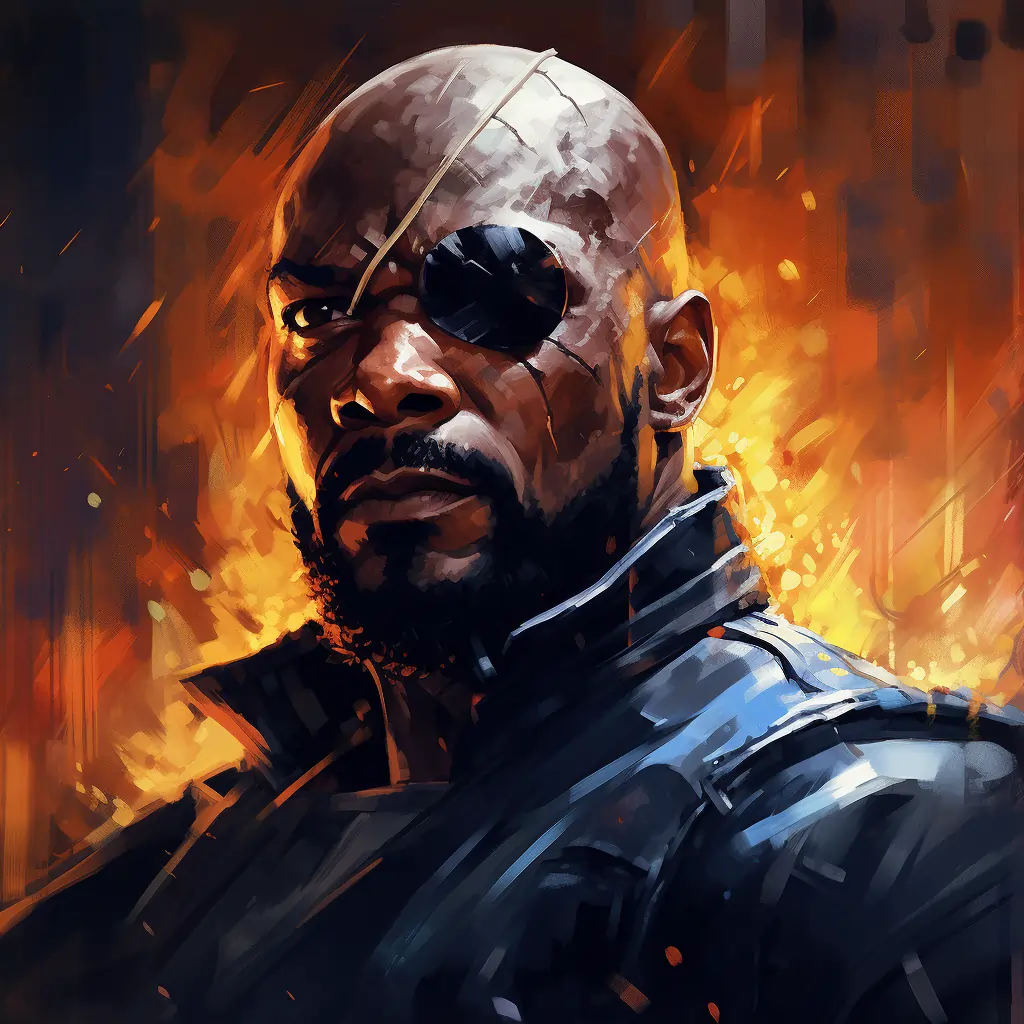 Nick Fury From Marvel As An Example Of A Side Character Who Is Not A Main Character Or Protagonist