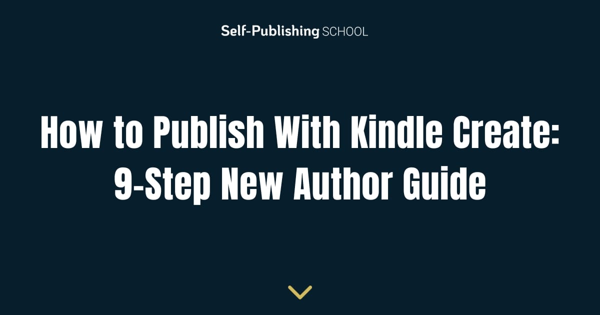 how to write a book and publish on kindle