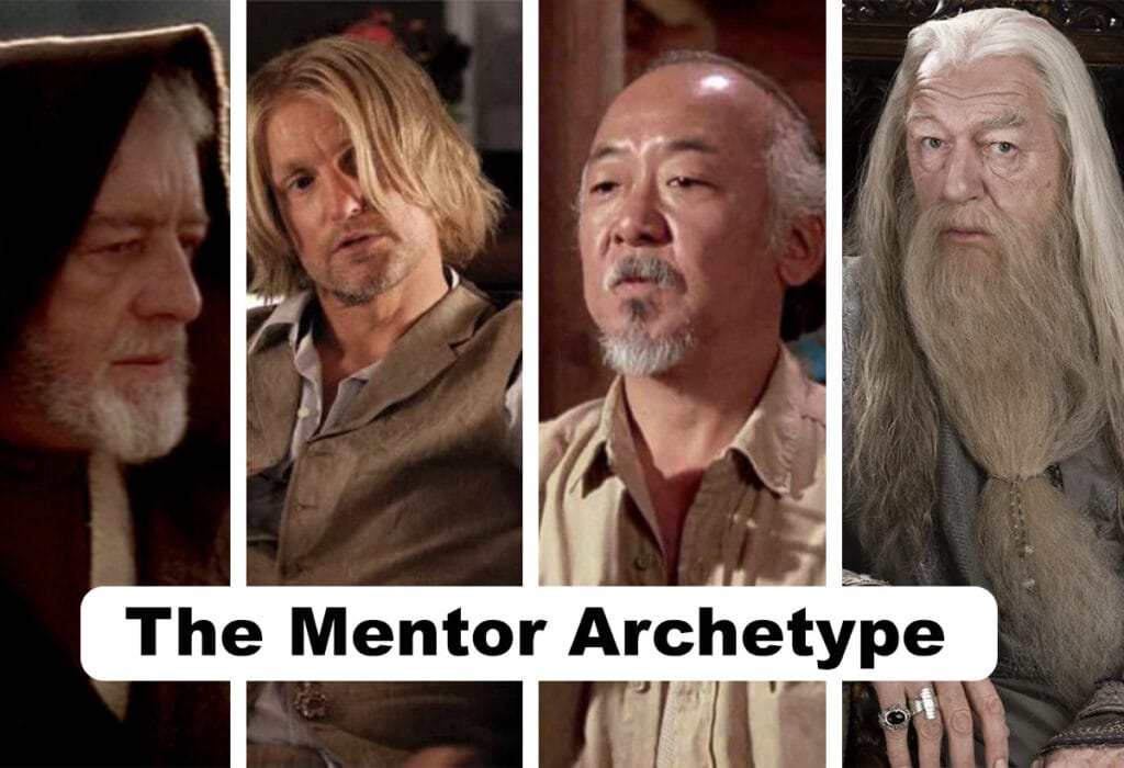 4 Examples Of The Mentor Archetype; Obi Wan, Haymitch, Mr. Miyagi, And Dumbledore