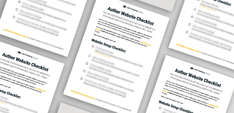 Author Website Checklist