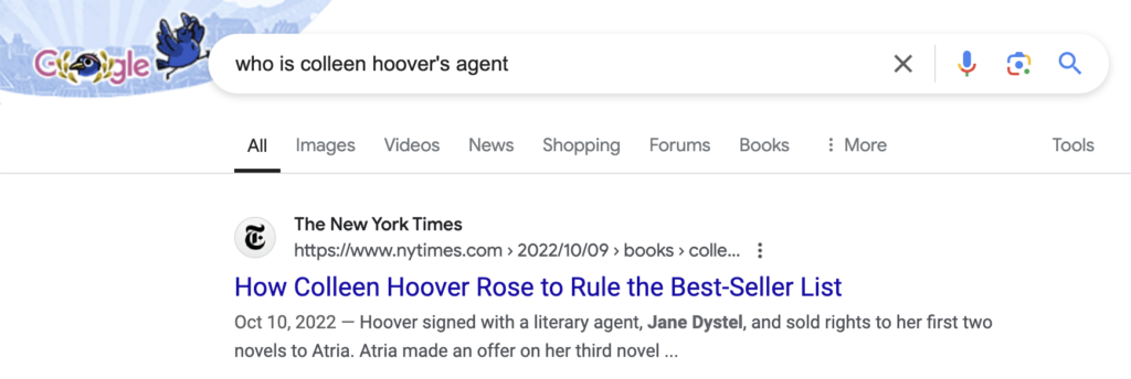 Example Of Research For Book Publishing Contracts Agent