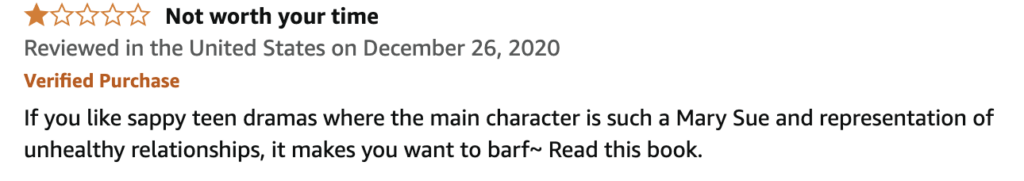 Example Of Fantasy Romance Book Review To Learn From