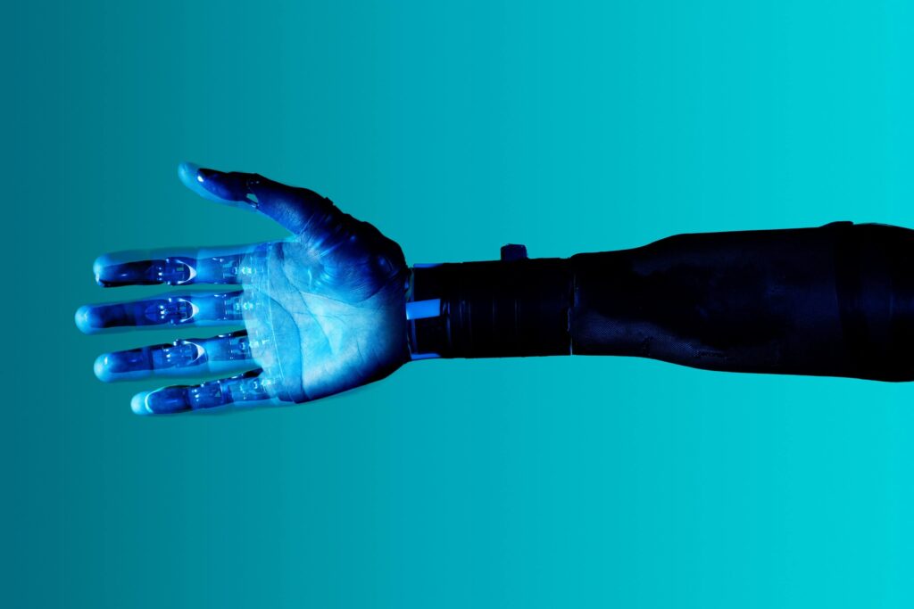 blue AI looking hand edited blue AI looking hand