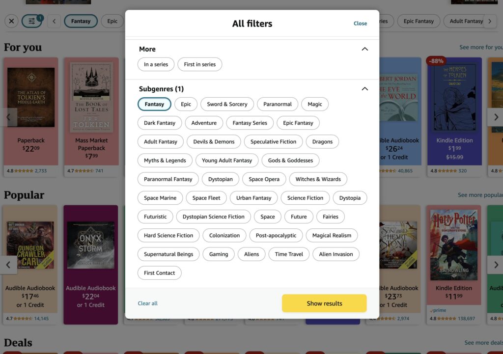 Fantasy Subcategory Examples For Kdspy Review