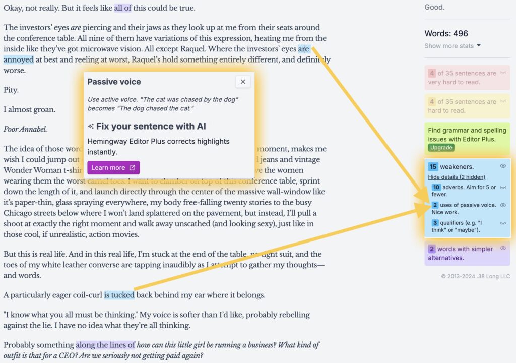 passive voice misuse example from. hemingway editor passive voice misuse example from hemingway editor