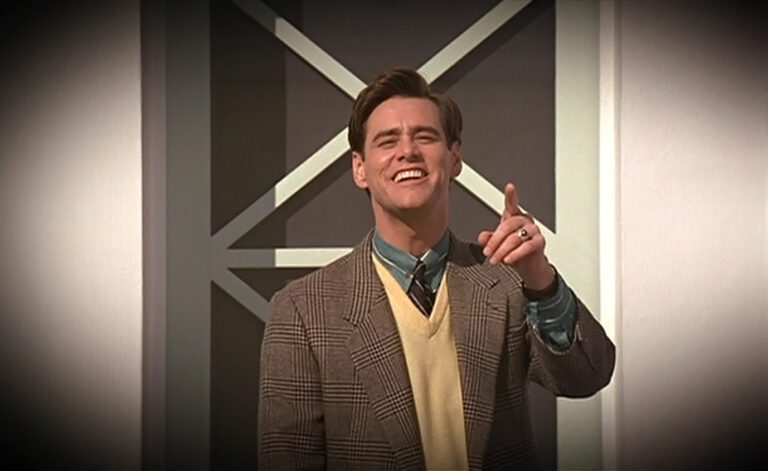 truman show 0 02 53 768x471 1 Dramatic irony examples - The Truman Show