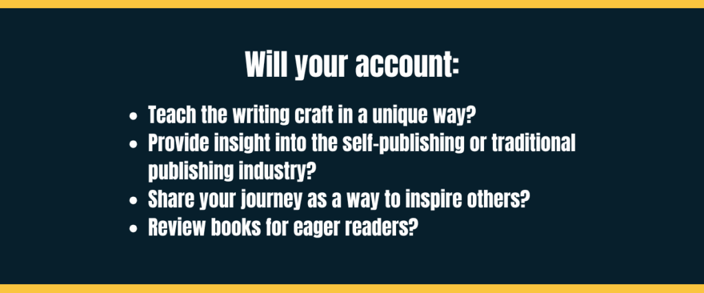 will your account Bullet point list on darker background