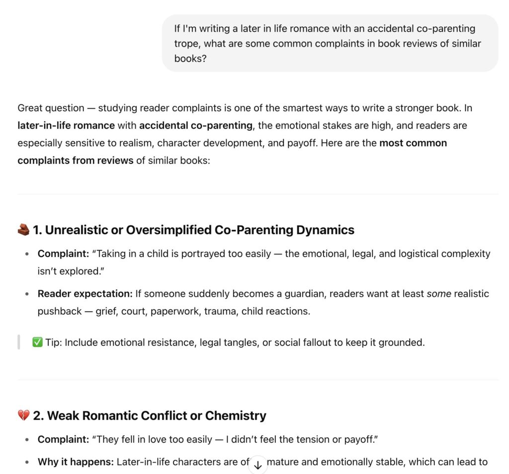 Example Of Competitor Analysis Book Complaints For Ai Writing A Book