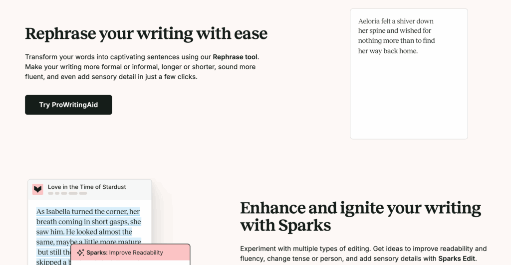 Screenshot Of Prowritingaid Website