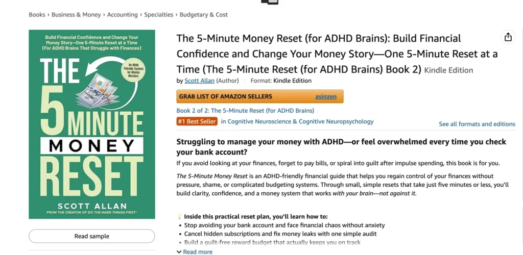 scott allan amazon example book resize A screenshot of one of Scott Allan's Amazon book listings.