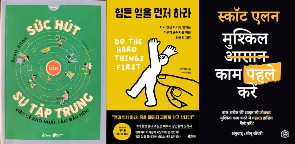 scott allan translated books examples resize Three examples of one of Scott Allan's books published in different languages.