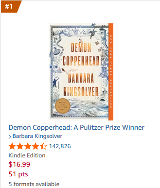 Demon Copperhead By Barbara Kingsolver Book Cover