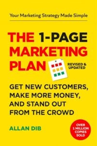 Best Marketing Books: The 1-Page Marketing Plan By Allan Dib